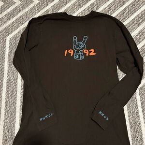 Brown Long Sleeve Dutch Bros Tee